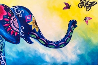 Paint Nite: Boho Elephant